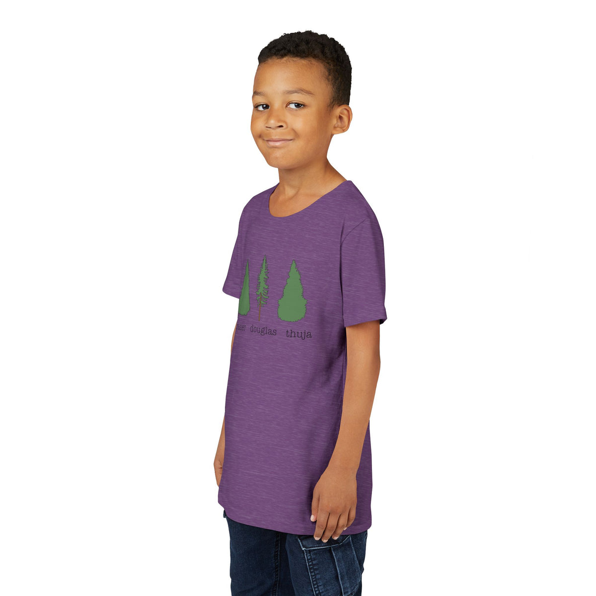 Youth Short Sleeve Tee – Fraser Douglas Thuja Tree Lover Shirt
