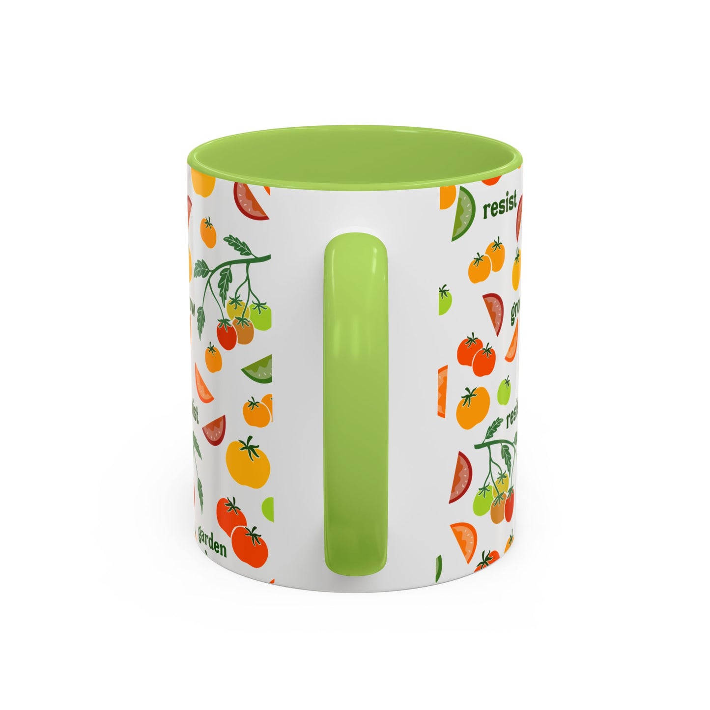 Resist Grow Garden tomatoes coffee mug | Accent Mug 11oz 15oz
