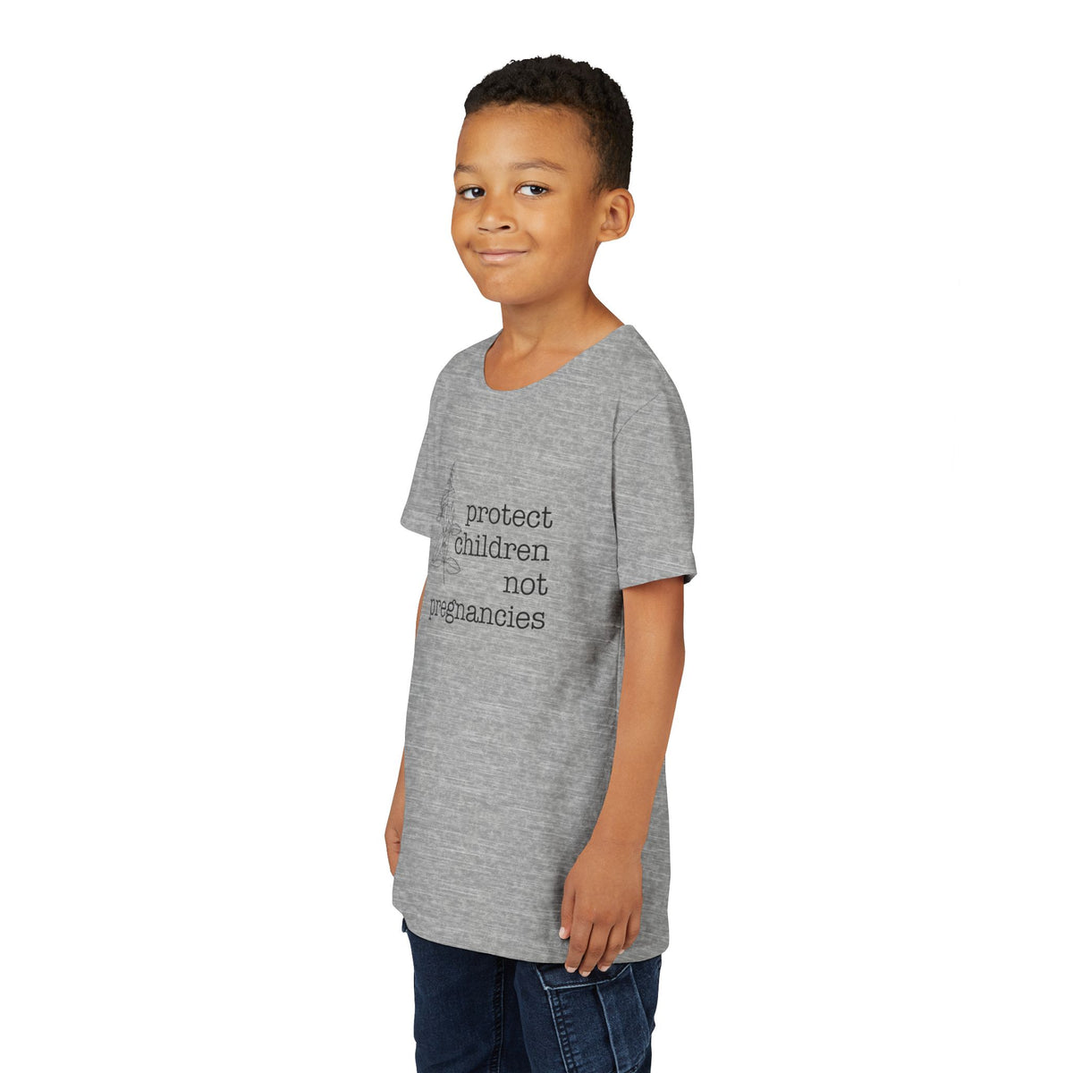 Protect Children Not Pregnancies Youth Short Sleeve Tee