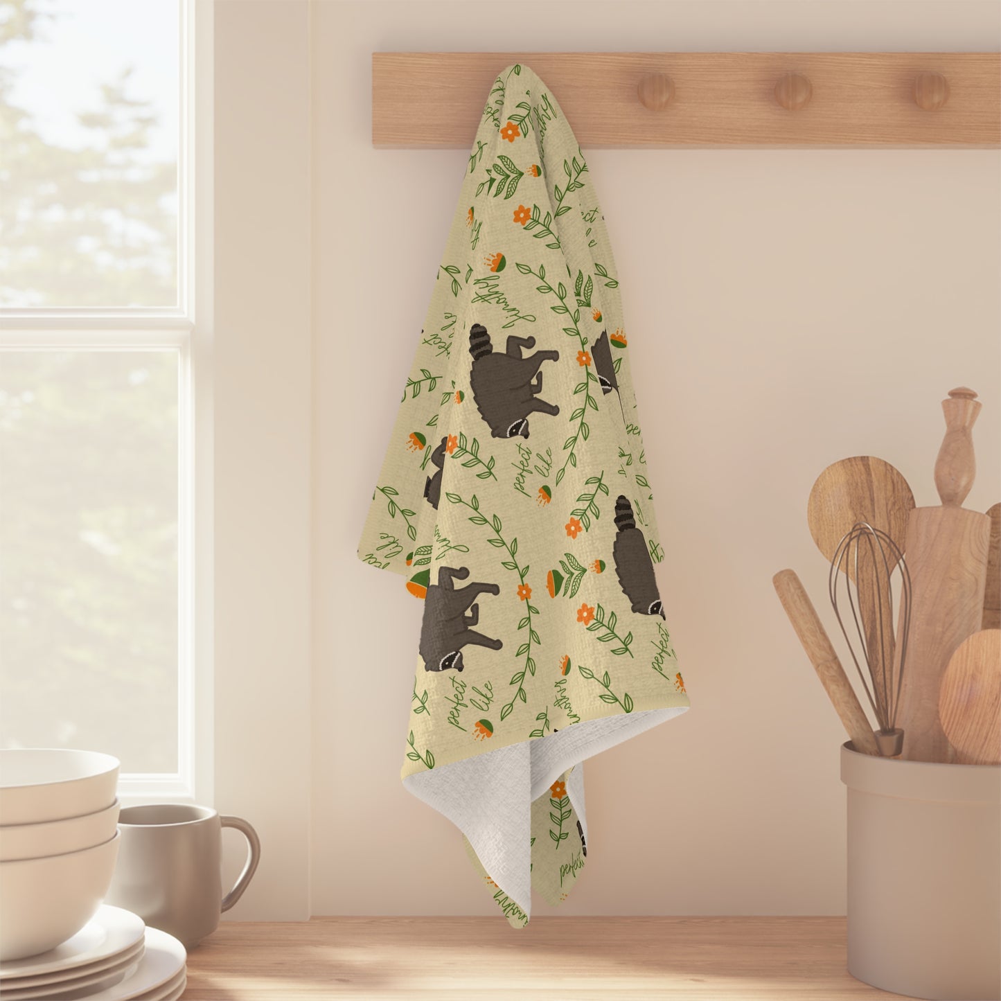Perfect like Jimothy Microfiber Tea Towel — Rustic Farmhouse Kitchen Decor