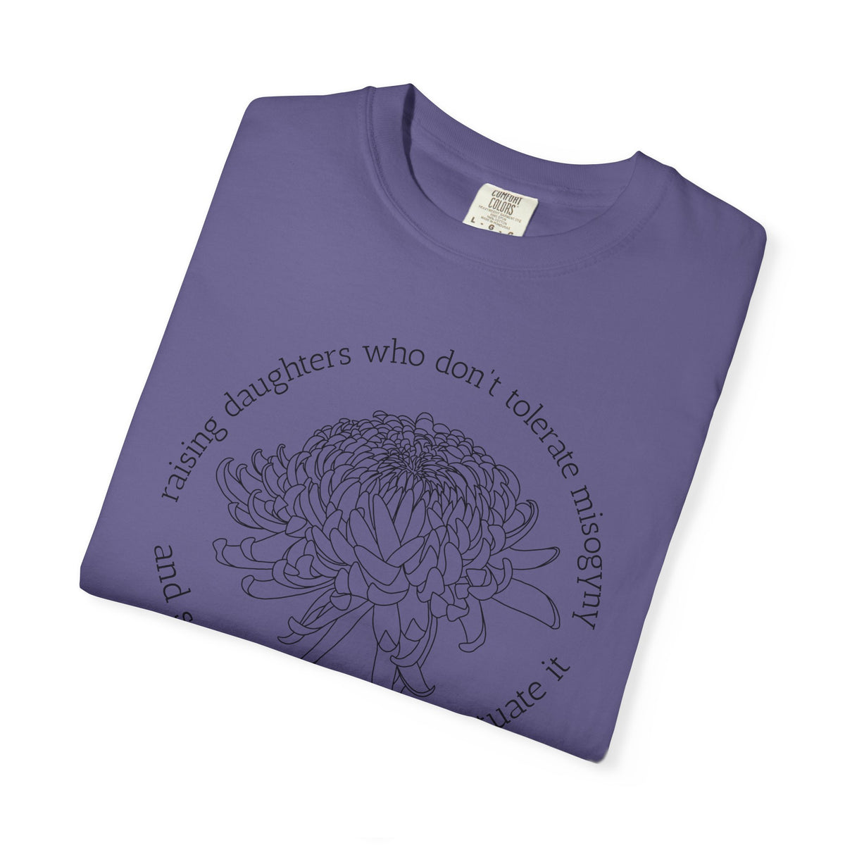 Floral Raising Daughters and Sons T-Shirt Botanical Line Art