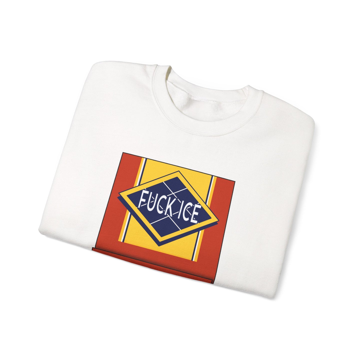 Matchbook graphic crewneck sweatshirt | Burn It Down design, protest slogan