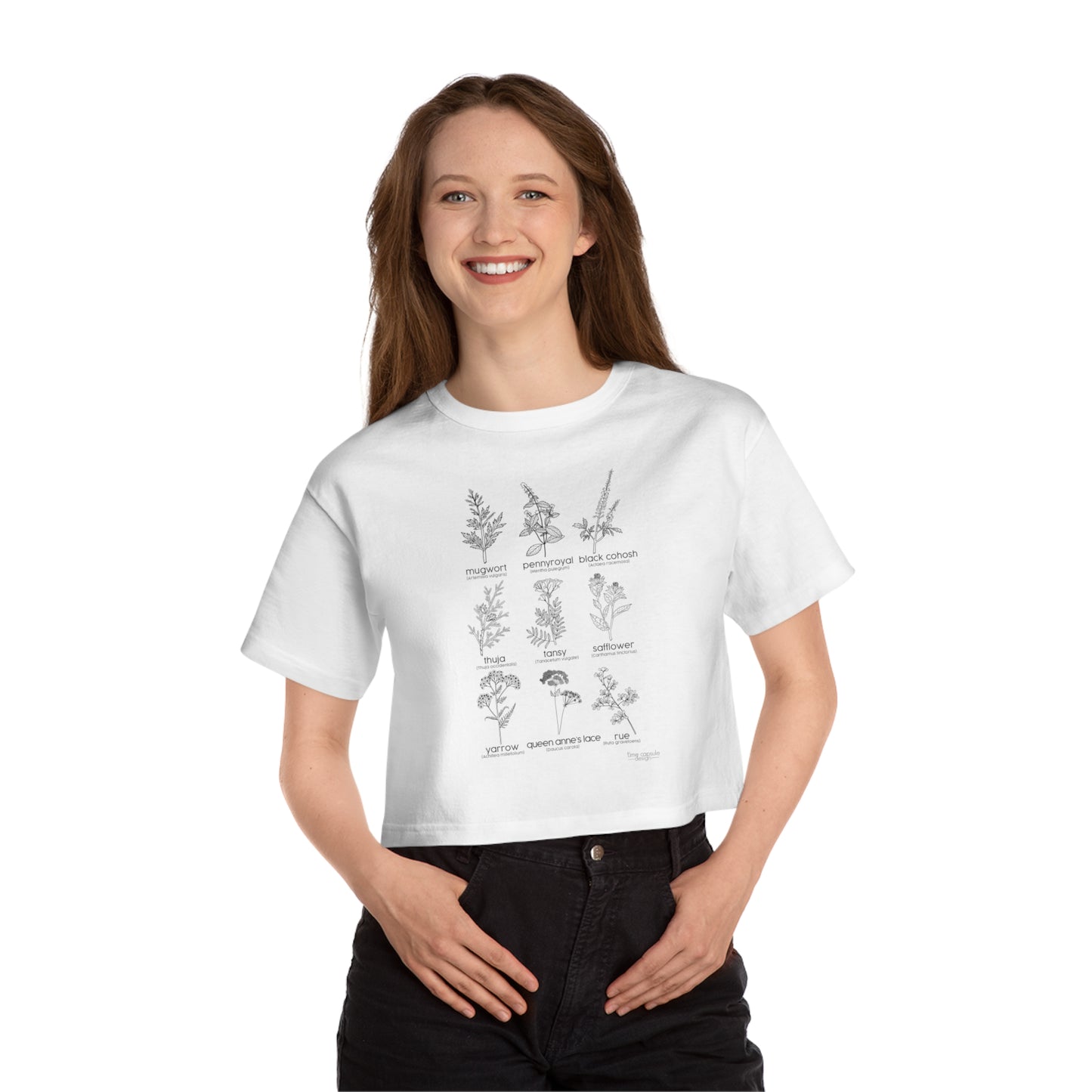 Herbs for Reproductive Freedom Champion Women's Heritage Cropped T-Shirt