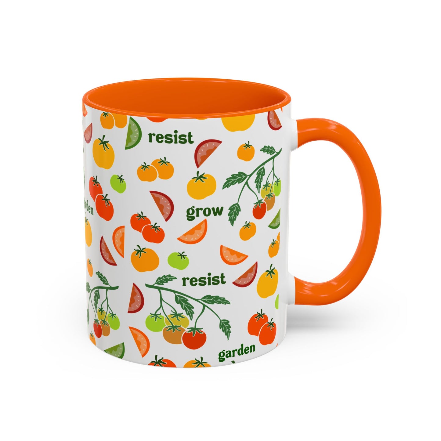 Resist Grow Garden tomatoes coffee mug | Accent Mug 11oz 15oz