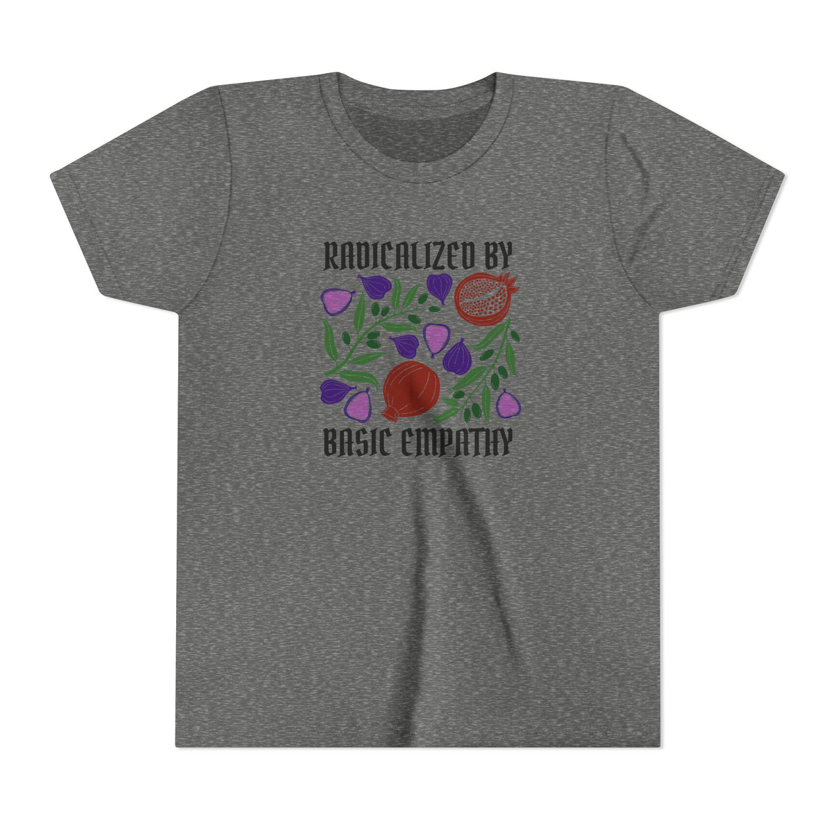 Youth Radicalized by Basic Empathy Floral Graphic T-Shirt