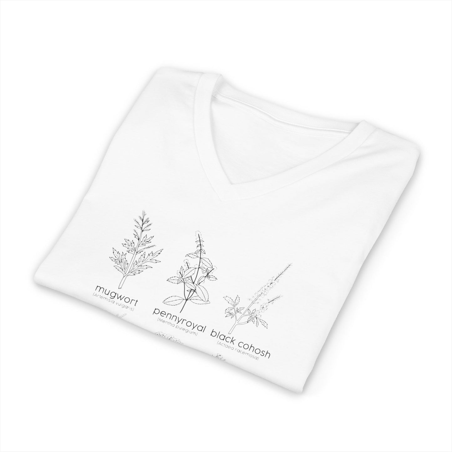 Herbs for Reproductive Freedom Unisex Jersey Short Sleeve V-Neck Tee