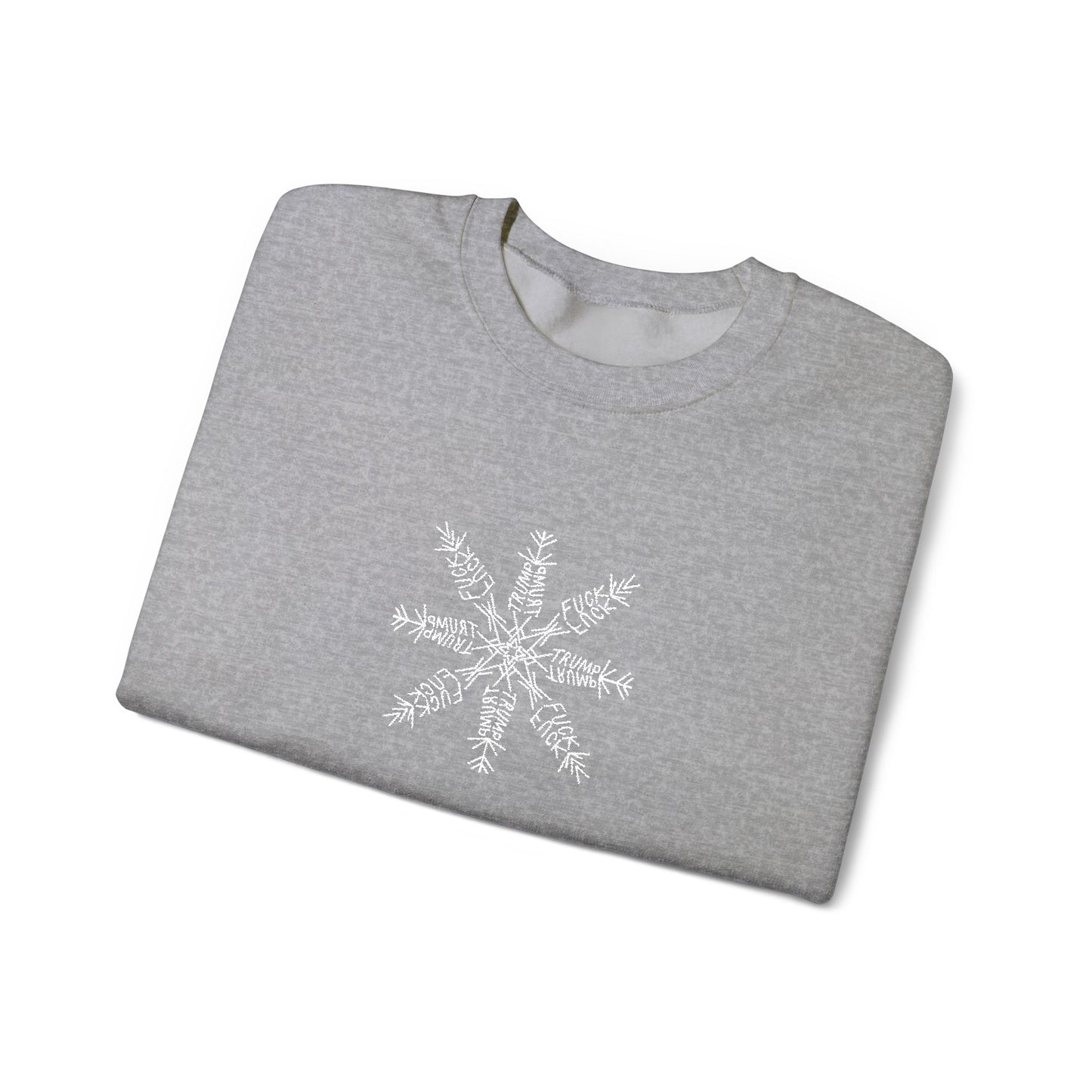 Slightly Subtle Snowflake Unisex Heavy Blend™ Crewneck Sweatshirt