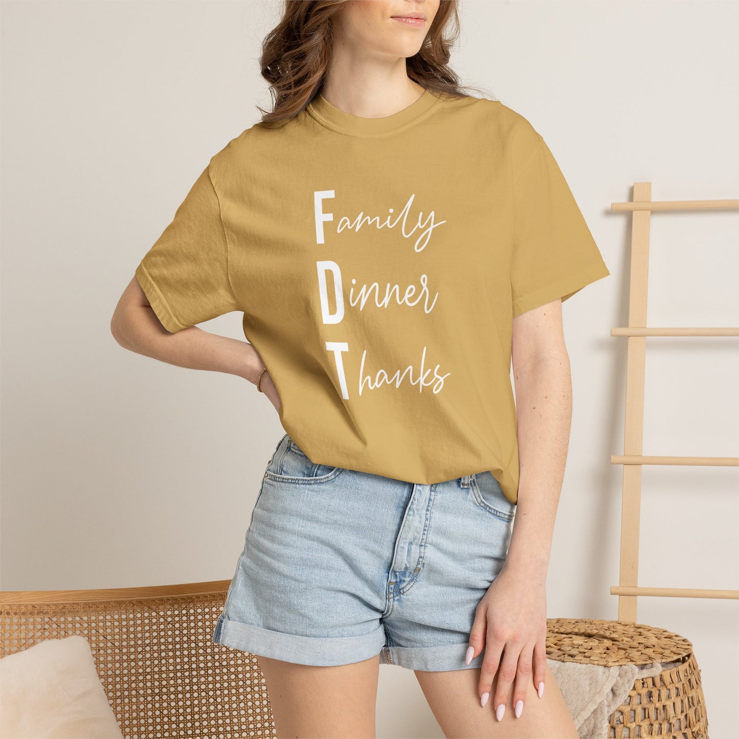 Family Dinner Thanks T-Shirt fdt Thanksgiving Family Gathering Tee