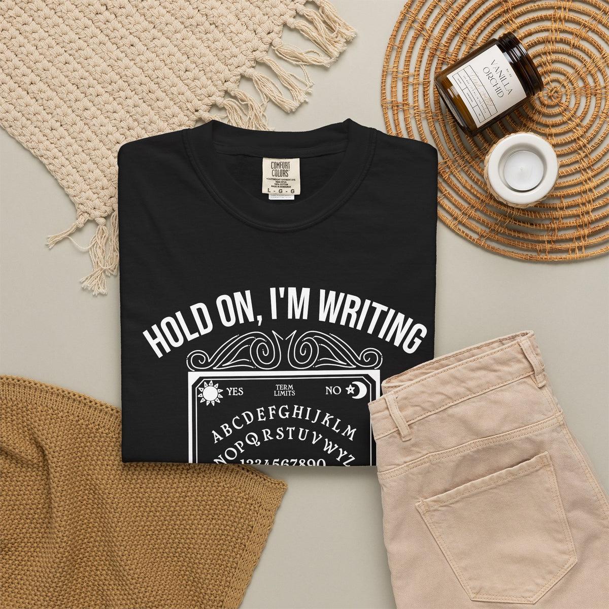 Ouija Board 'Hold On, I'm Writing a Letter to Mitch McConnell' T-Shirt