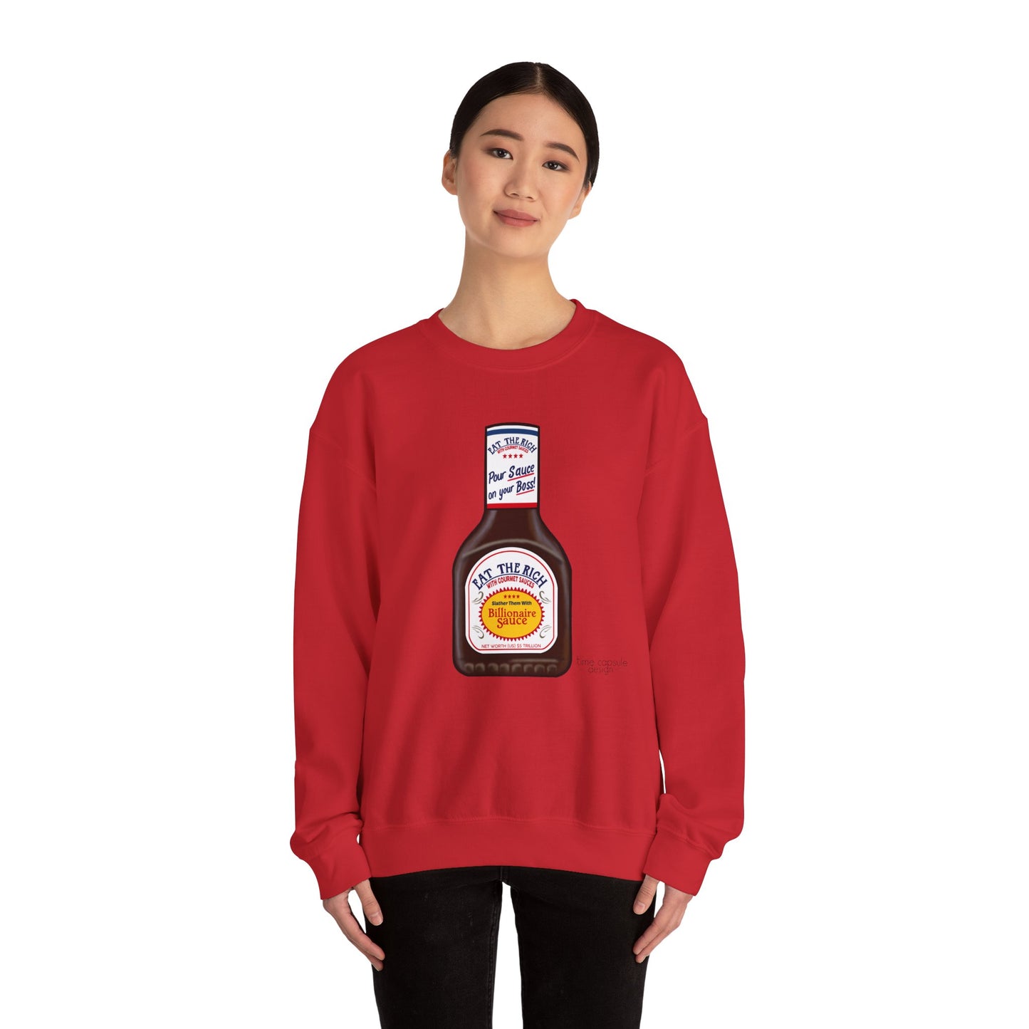 Sweet Eat the Rich Unisex Heavy Blend™ Crewneck Sweatshirt