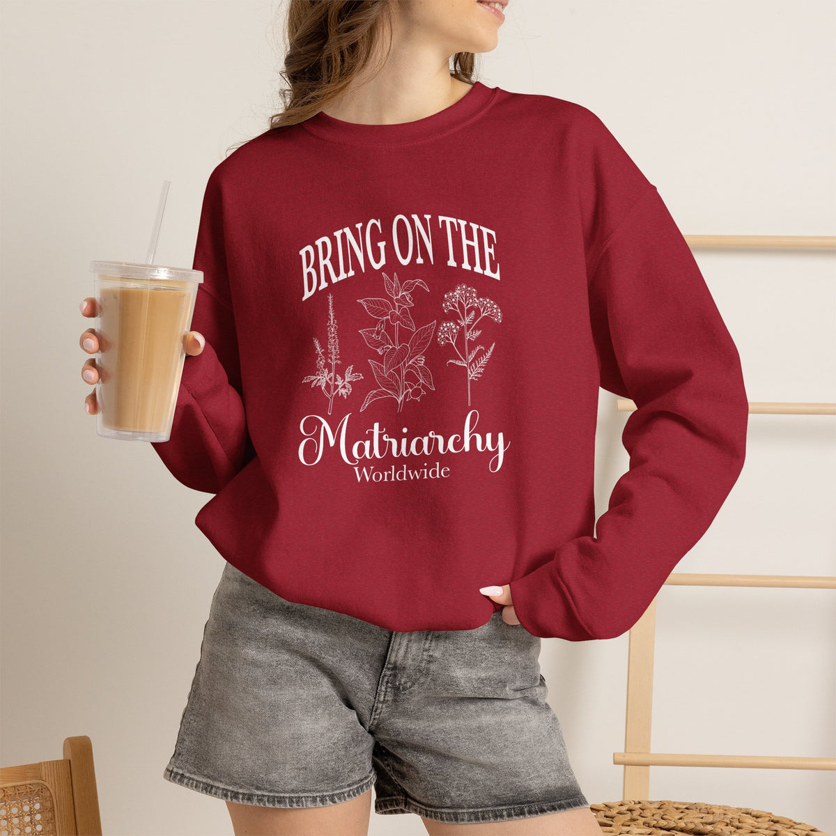 Bring on the Matriarchy Classic Crewneck Sweatshirt