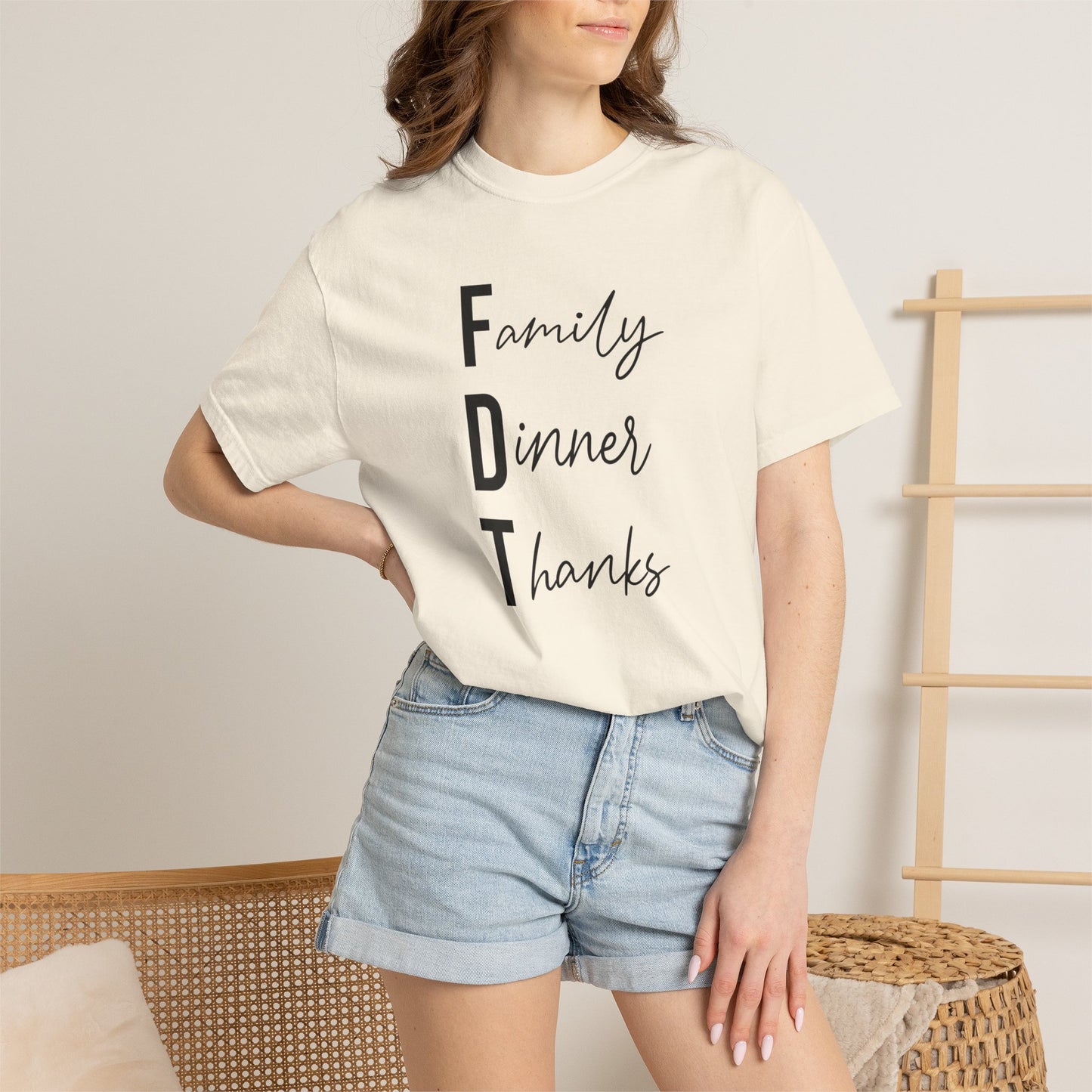 Family Dinner Thanks T-Shirt fdt Thanksgiving Family Gathering Tee