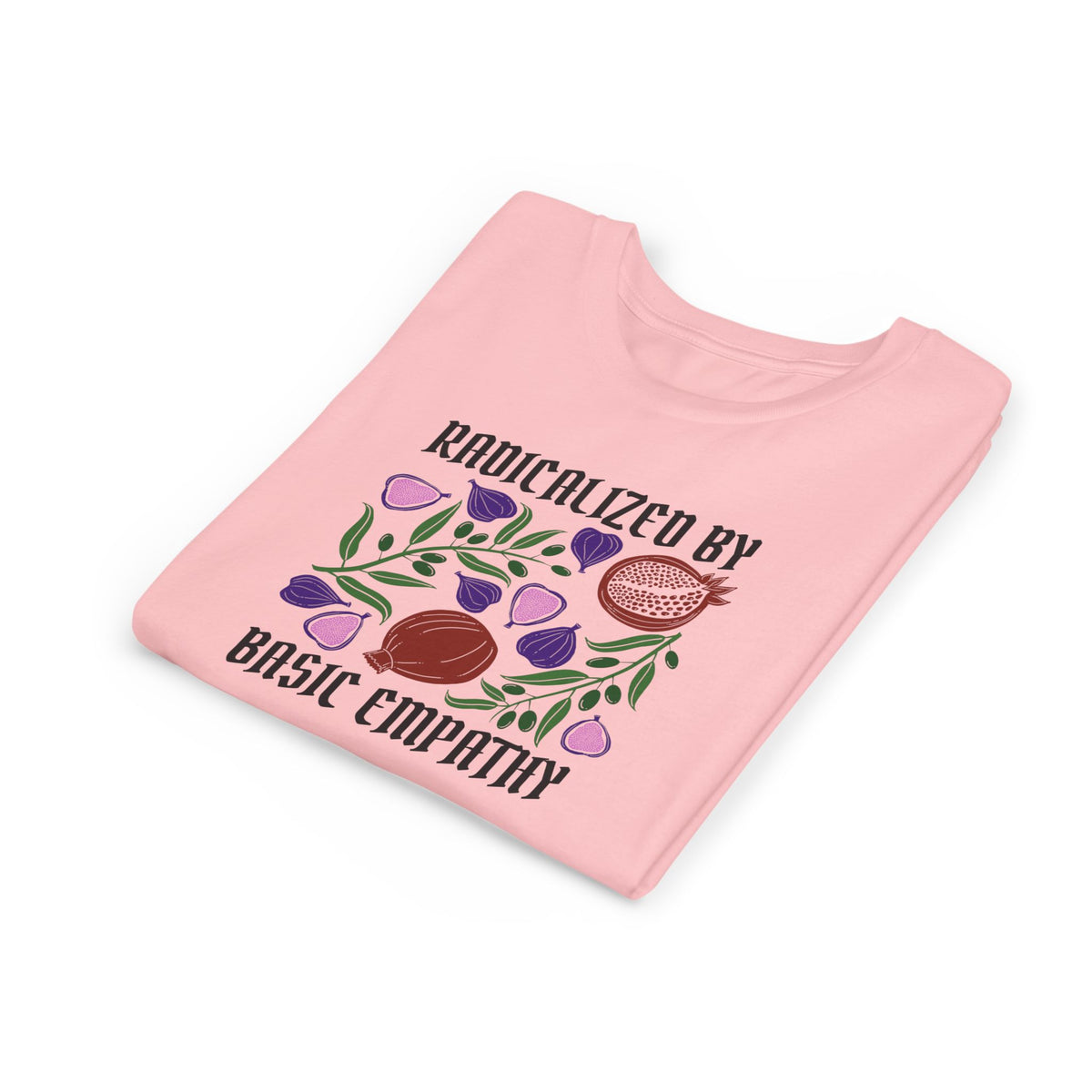 Youth Radicalized by Basic Empathy Floral Graphic T-Shirt