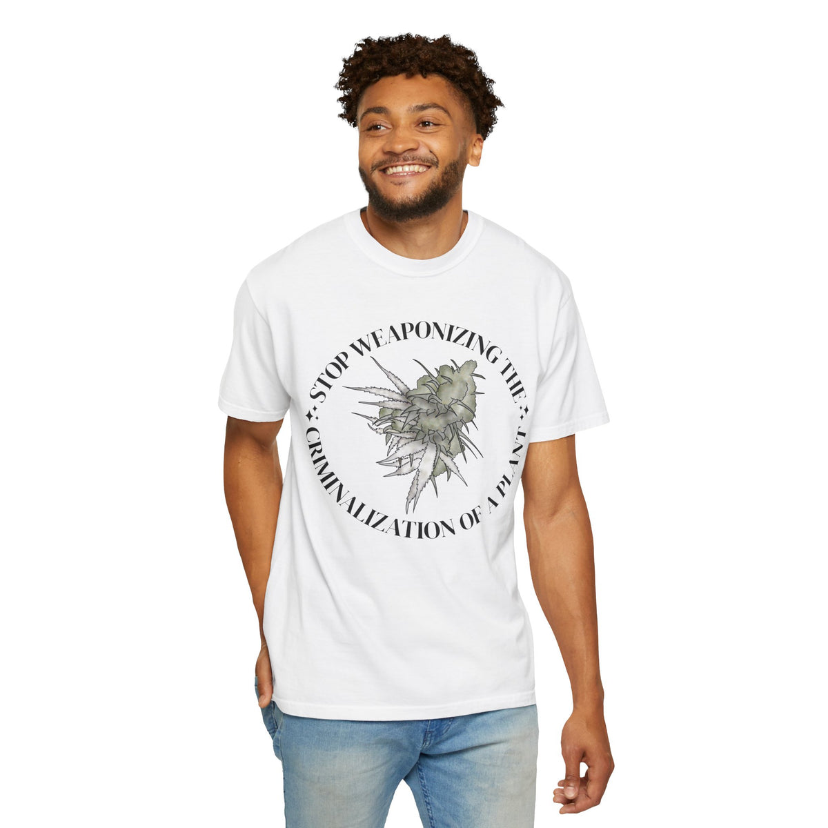 Stop Weaponizing the Criminalization of a plant Floral Graphic Tee