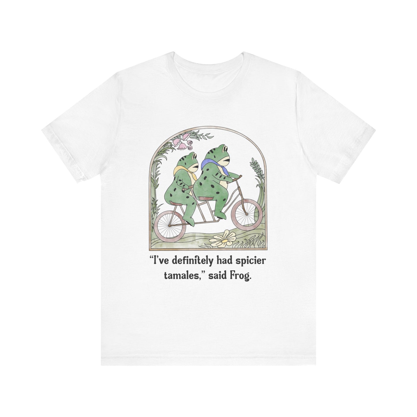 Frog and Frog Tee, Portland Frog Whimsical Unisex Jersey Shirt Fun Gift for Frog Lovers, Cute Quote Tee, Perfect Gift for Nature Enthusiasts