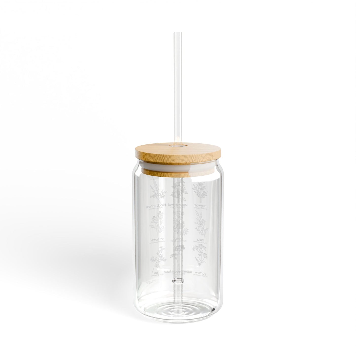 Herbs for Reproductive Freedom Sipper Glass Can