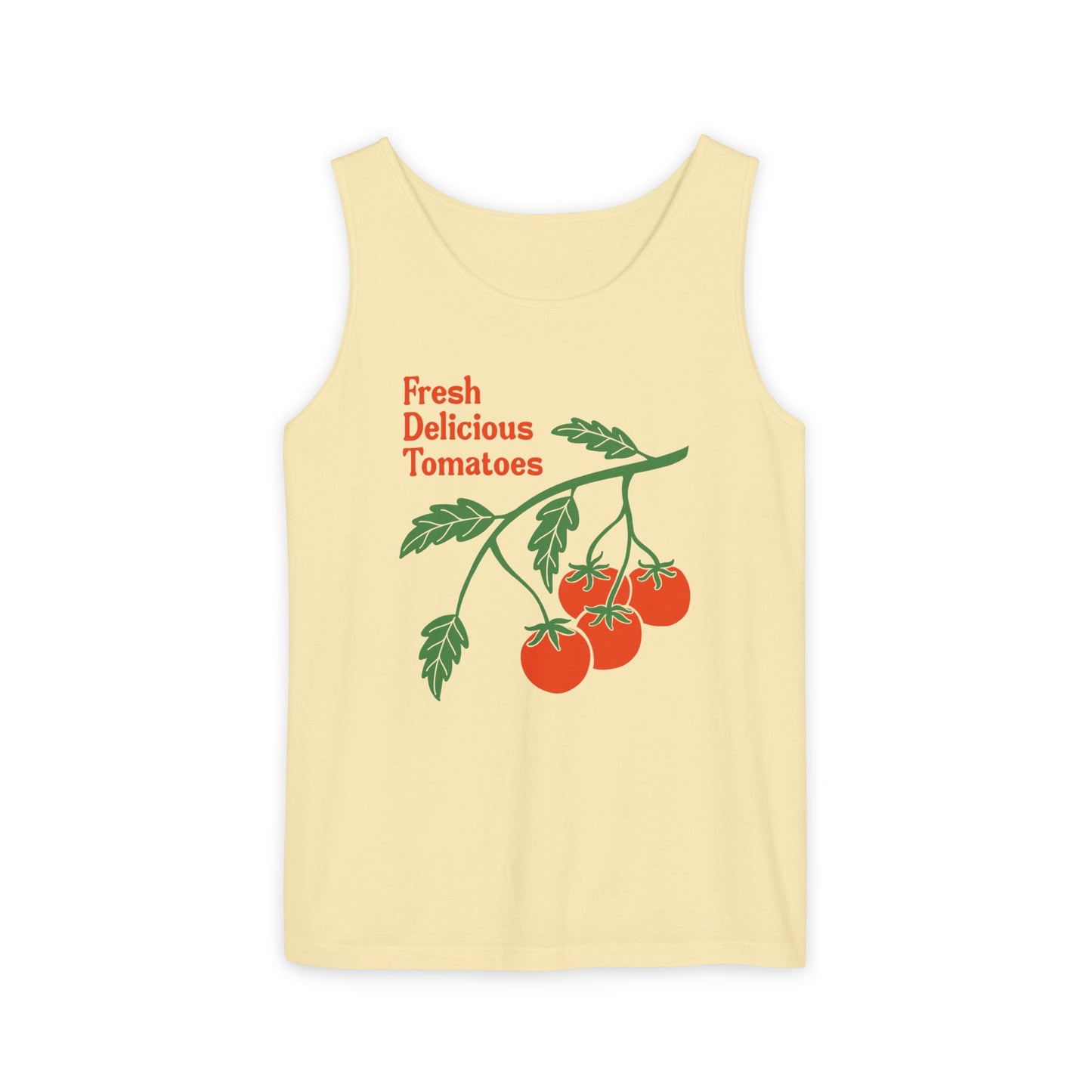 Fresh Delicious Tomatoes Tank Top | Cherry Tomato Illustration, Garden Produce Tee