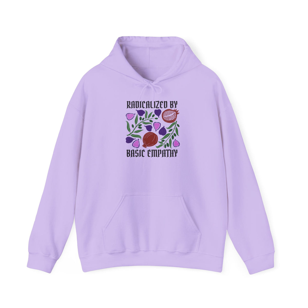 Radicalized by Basic Empathy Floral Hoodie