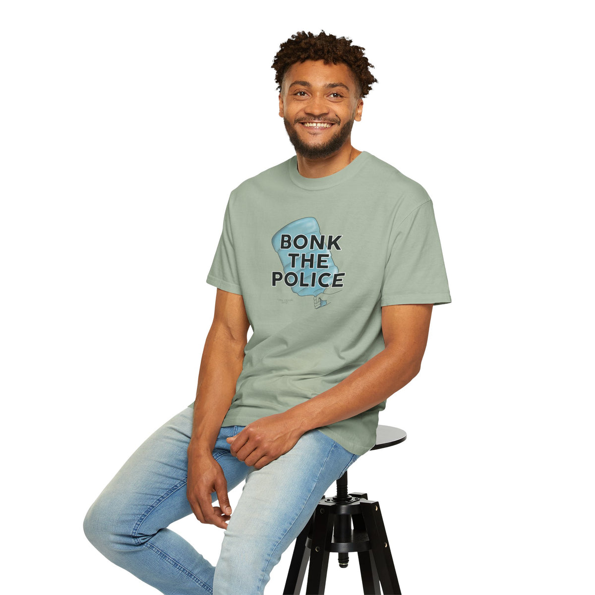 Graphic T-Shirt "Bonk the Police" Funny Meme Tee