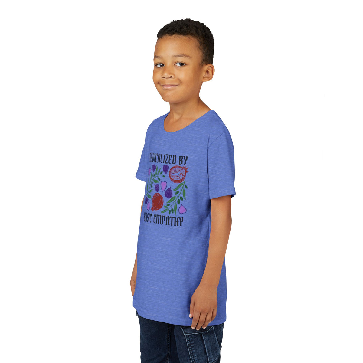 Youth Radicalized by Basic Empathy Floral Graphic T-Shirt