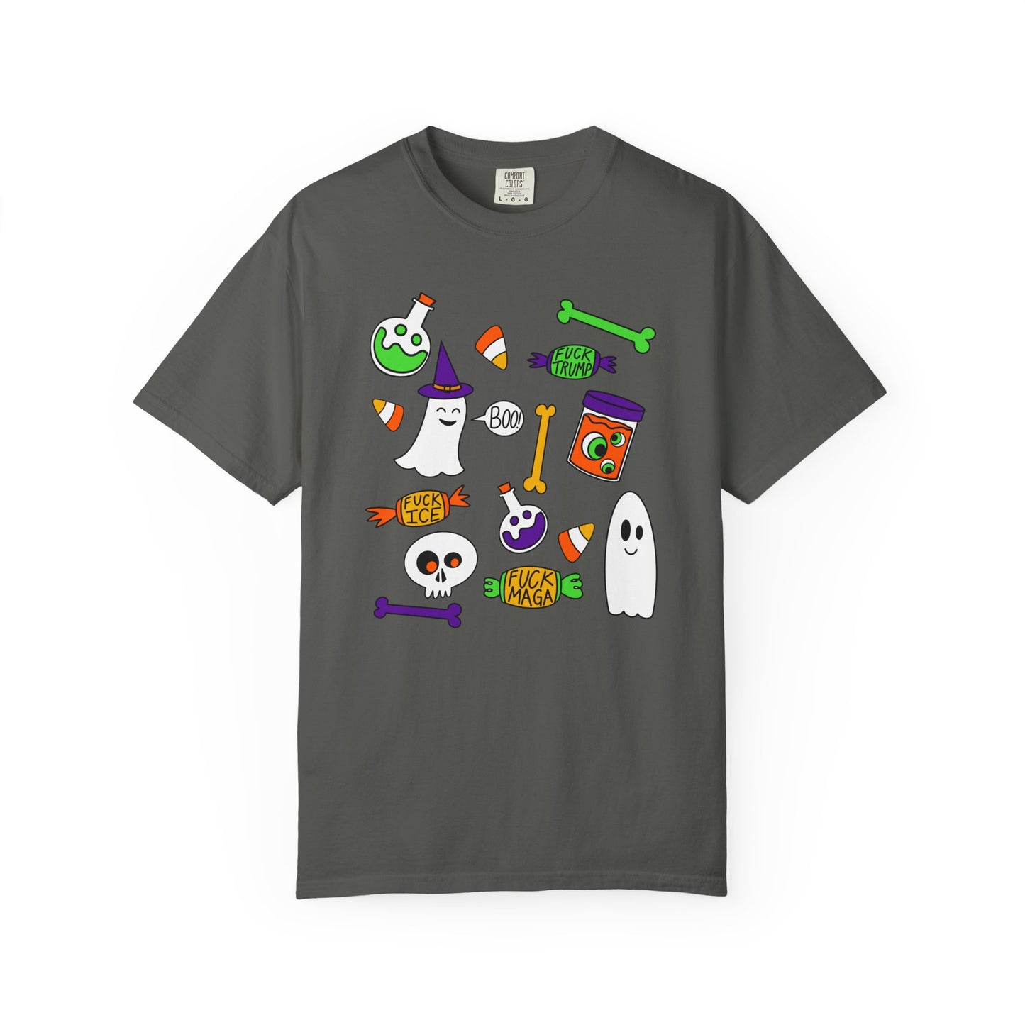 Halloween Candy Ghosts T-Shirt — Cute Spooky Trick-or-Treat Graphic Tee