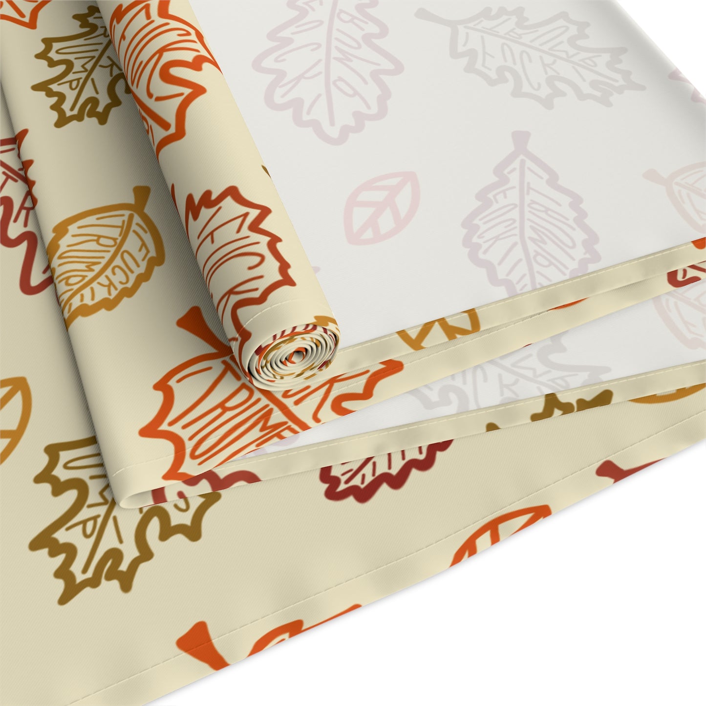 Slightly Subtle Autumn Leaves Table Runner, Cozy Fall Decor, Thanksgiving Table Setting, Harvest Celebration, Rustic Table Accents