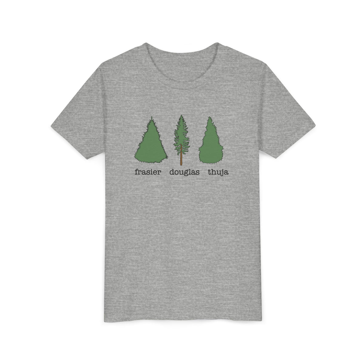 Youth Short Sleeve Tee – Fraser Douglas Thuja Tree Lover Shirt