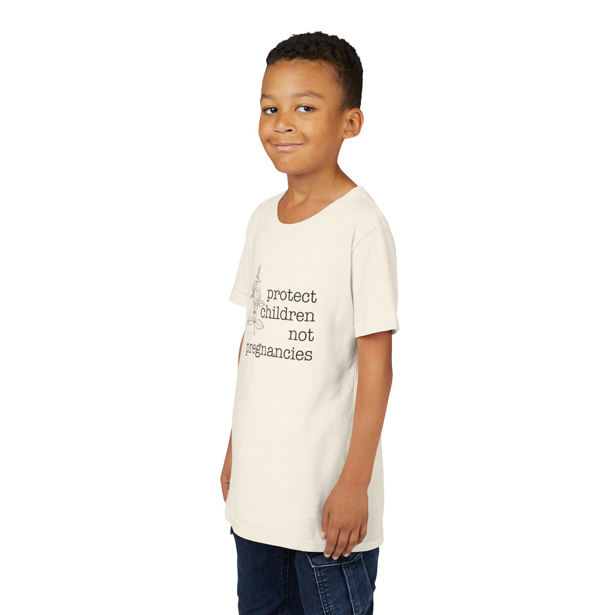 Protect Children Not Pregnancies Youth Short Sleeve Tee