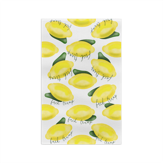 Lemon Pattern Microfiber Tea Towel fdt Fresh Home Kitchen Towel