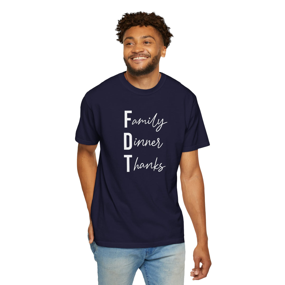 Family Dinner Thanks T-Shirt fdt Thanksgiving Family Gathering Tee