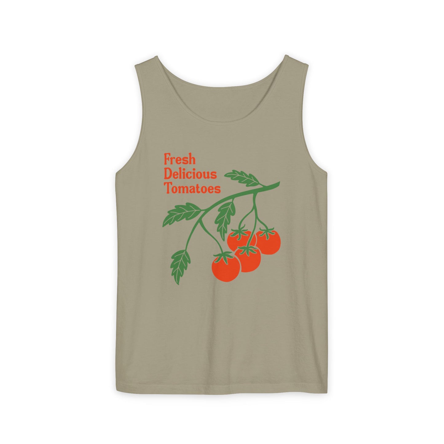 Fresh Delicious Tomatoes Tank Top | Cherry Tomato Illustration, Garden Produce Tee