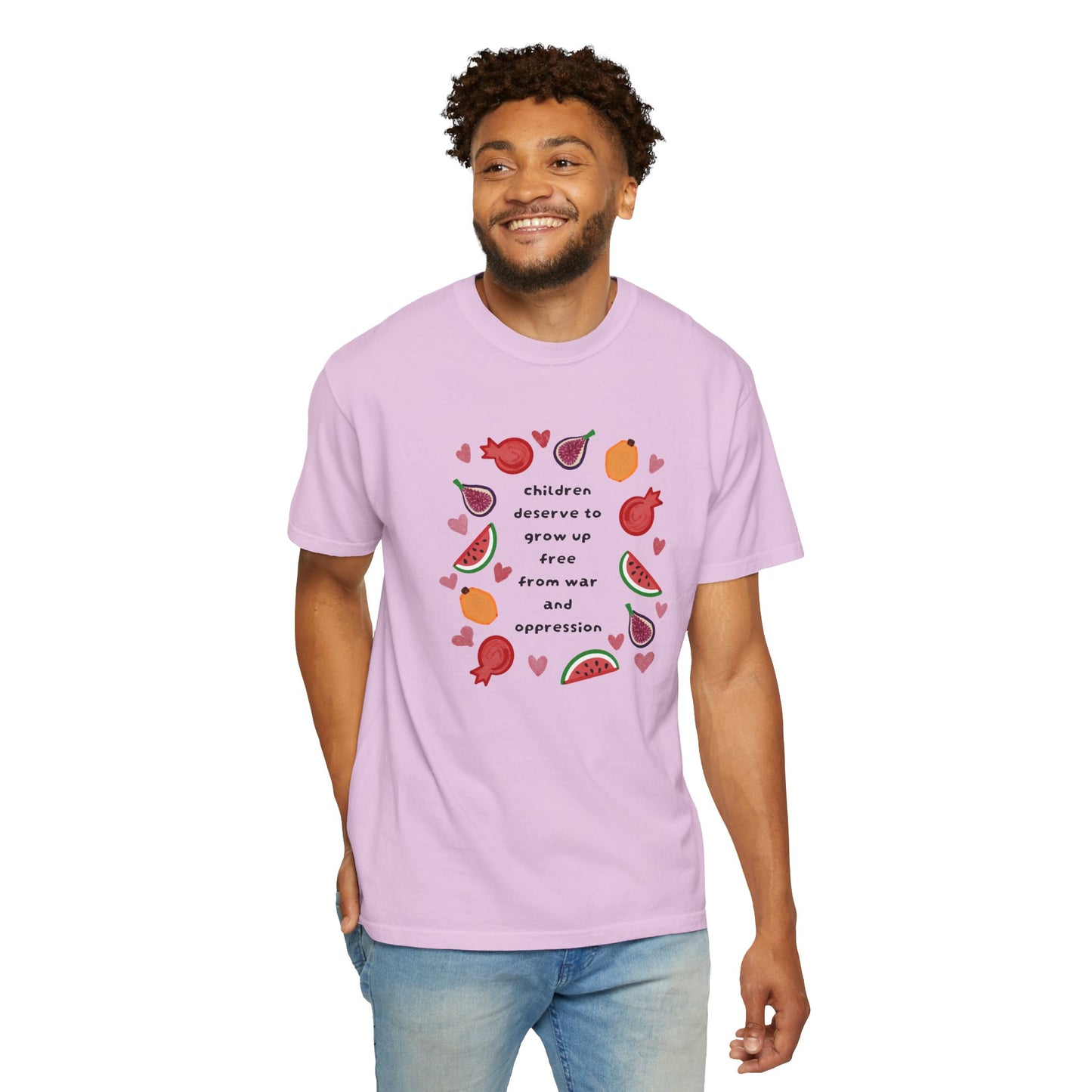 Children Deserve to Grow Up Tee Anti War Peace & Freedom Statement T-Shirt
