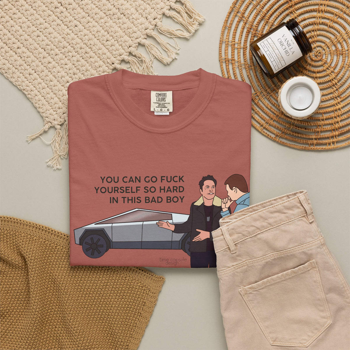 Elon Musk Cybertruck Tesla You Can Go Fuck Yourself So Hard in This Bad Boy T-Shirt