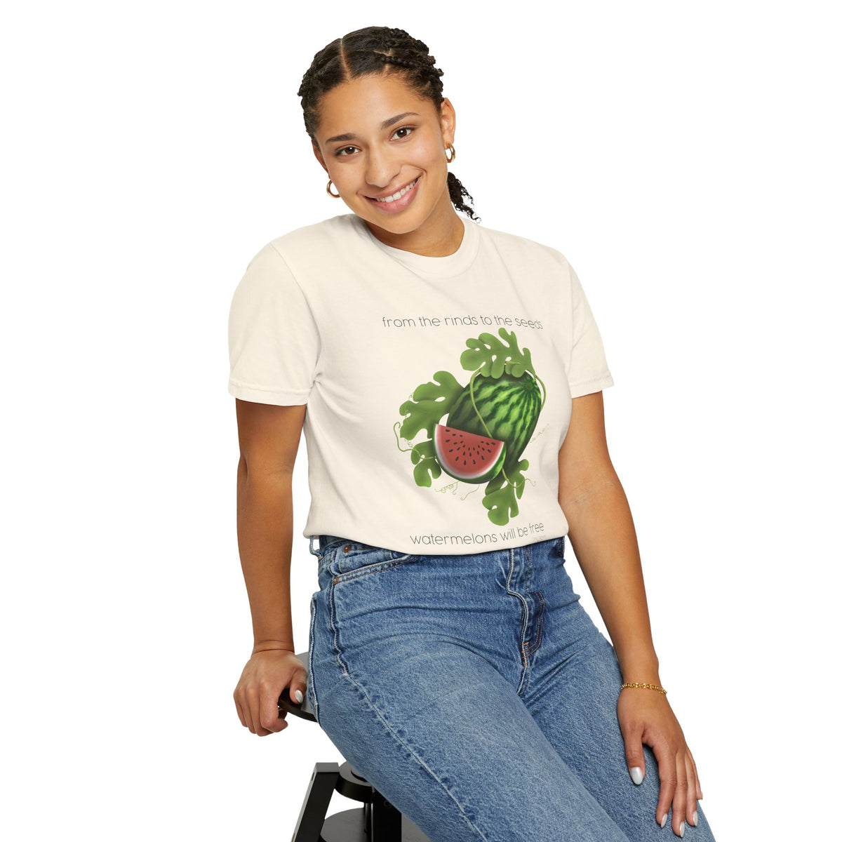 Watermelon Tree T-Shirt — "From the rains to the seeds... watermelons will be free"