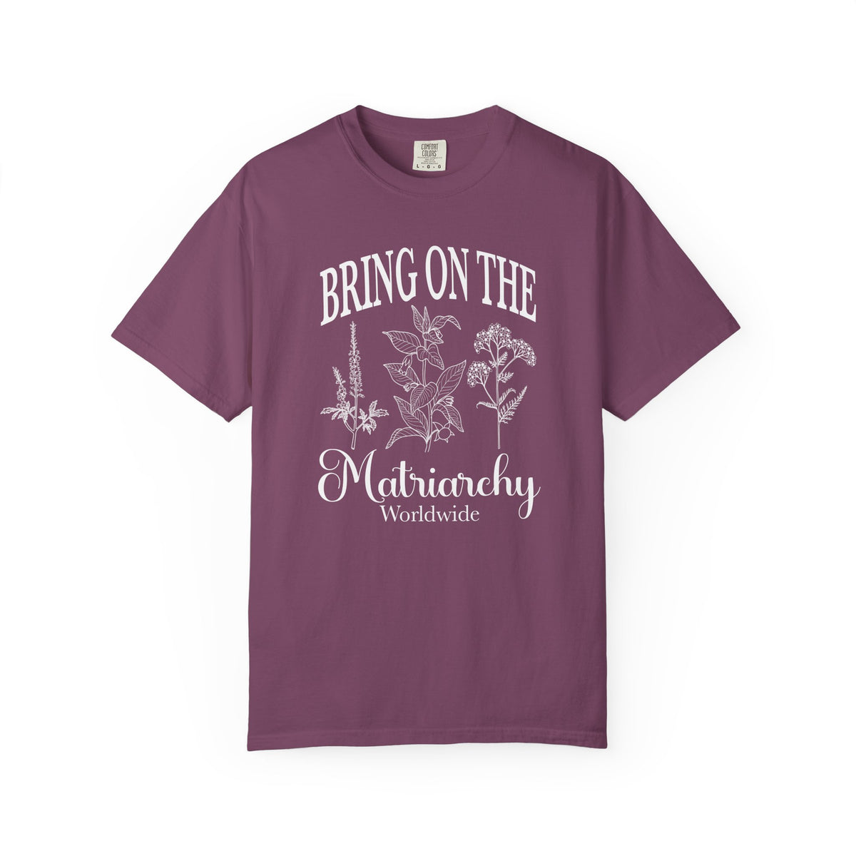 Bring On The Matriarchy T-shirt Feminist Floral Graphic Tee