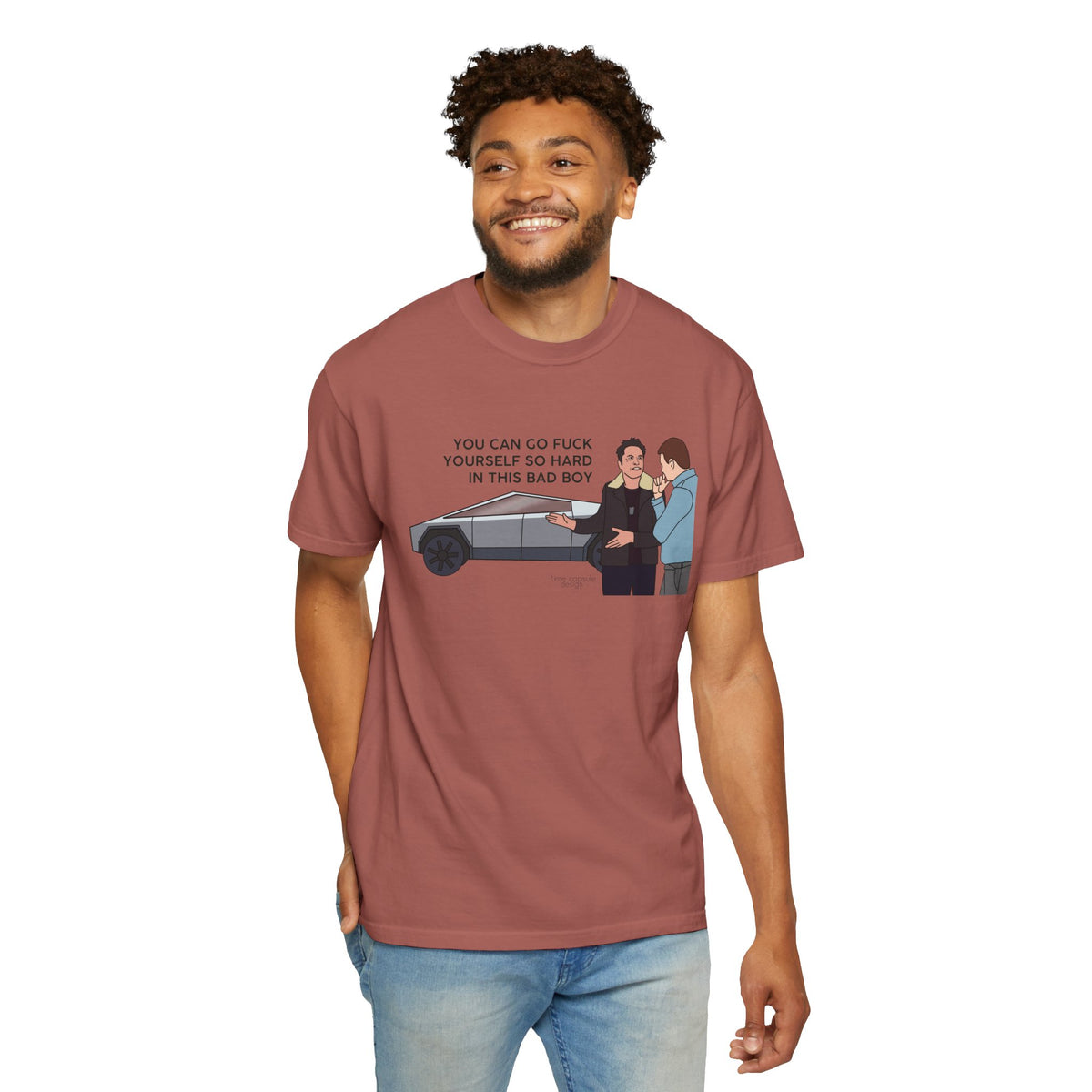 Elon Musk Cybertruck Tesla You Can Go Fuck Yourself So Hard in This Bad Boy T-Shirt