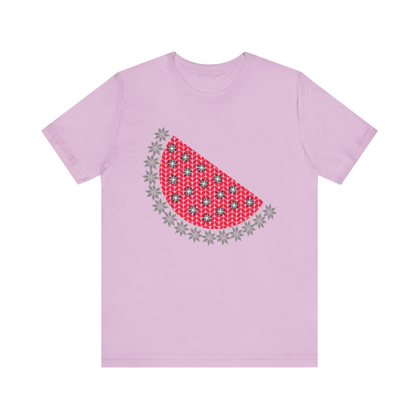 Watermelon Ugly Sweater Unisex Jersey Short Sleeve Tee