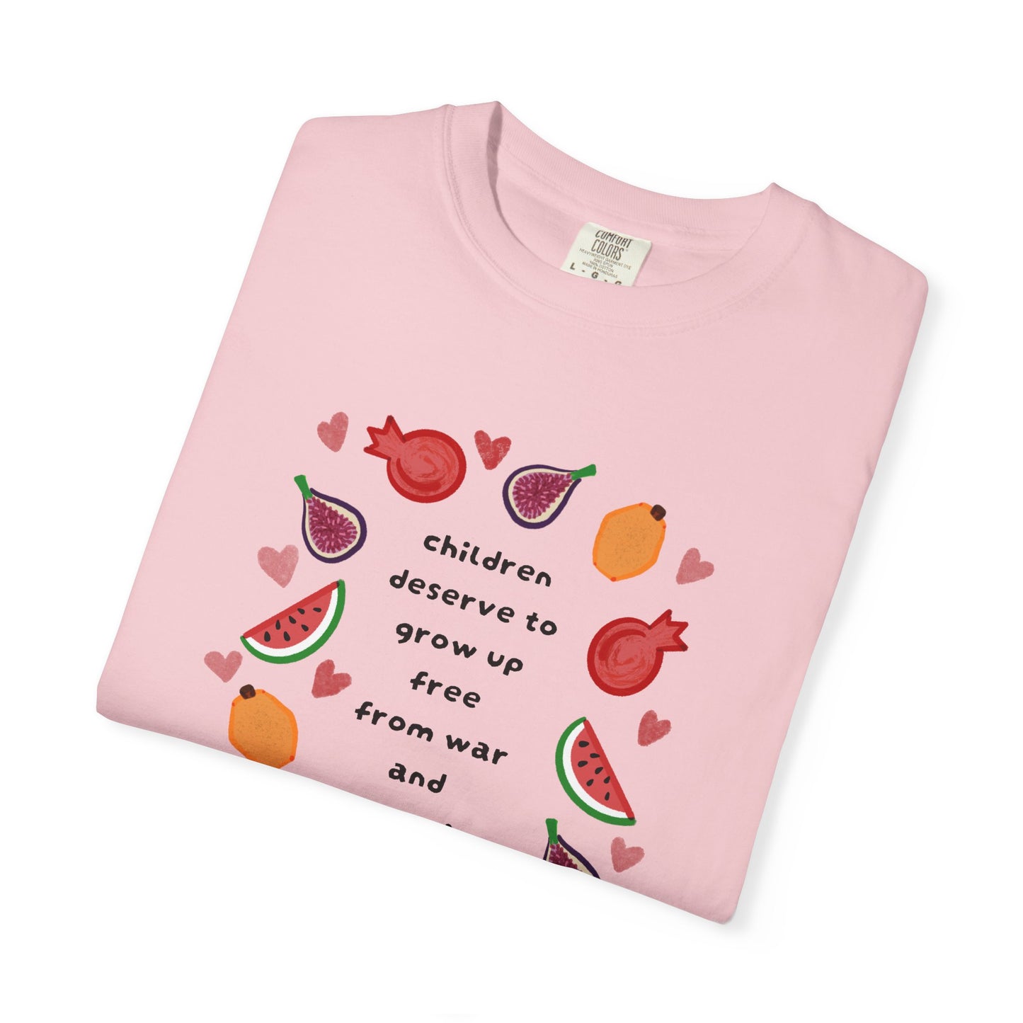Children Deserve to Grow Up Tee Anti War Peace & Freedom Statement T-Shirt