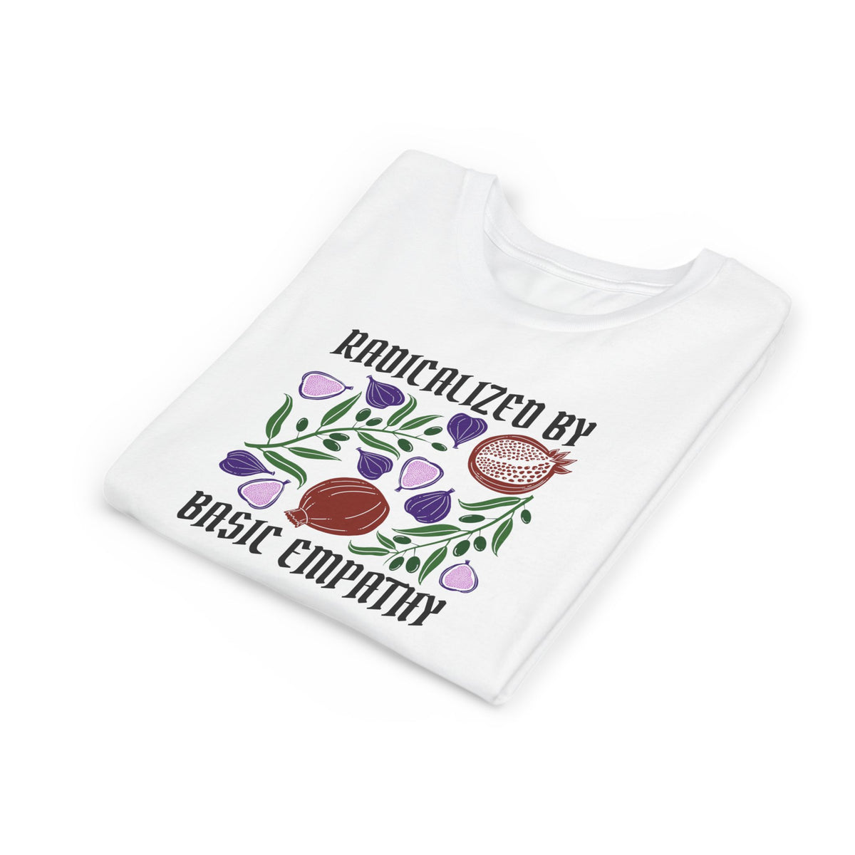 Youth Radicalized by Basic Empathy Floral Graphic T-Shirt