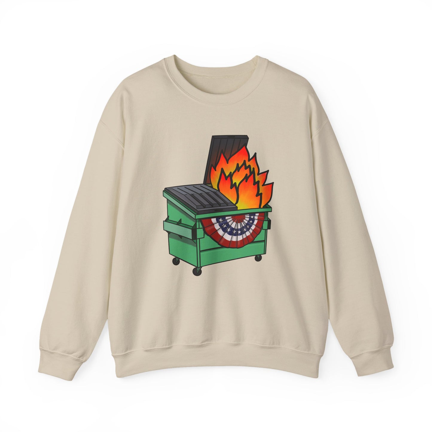 American Dumpster Fire Unisex Heavy Blend™ Crewneck Sweatshirt
