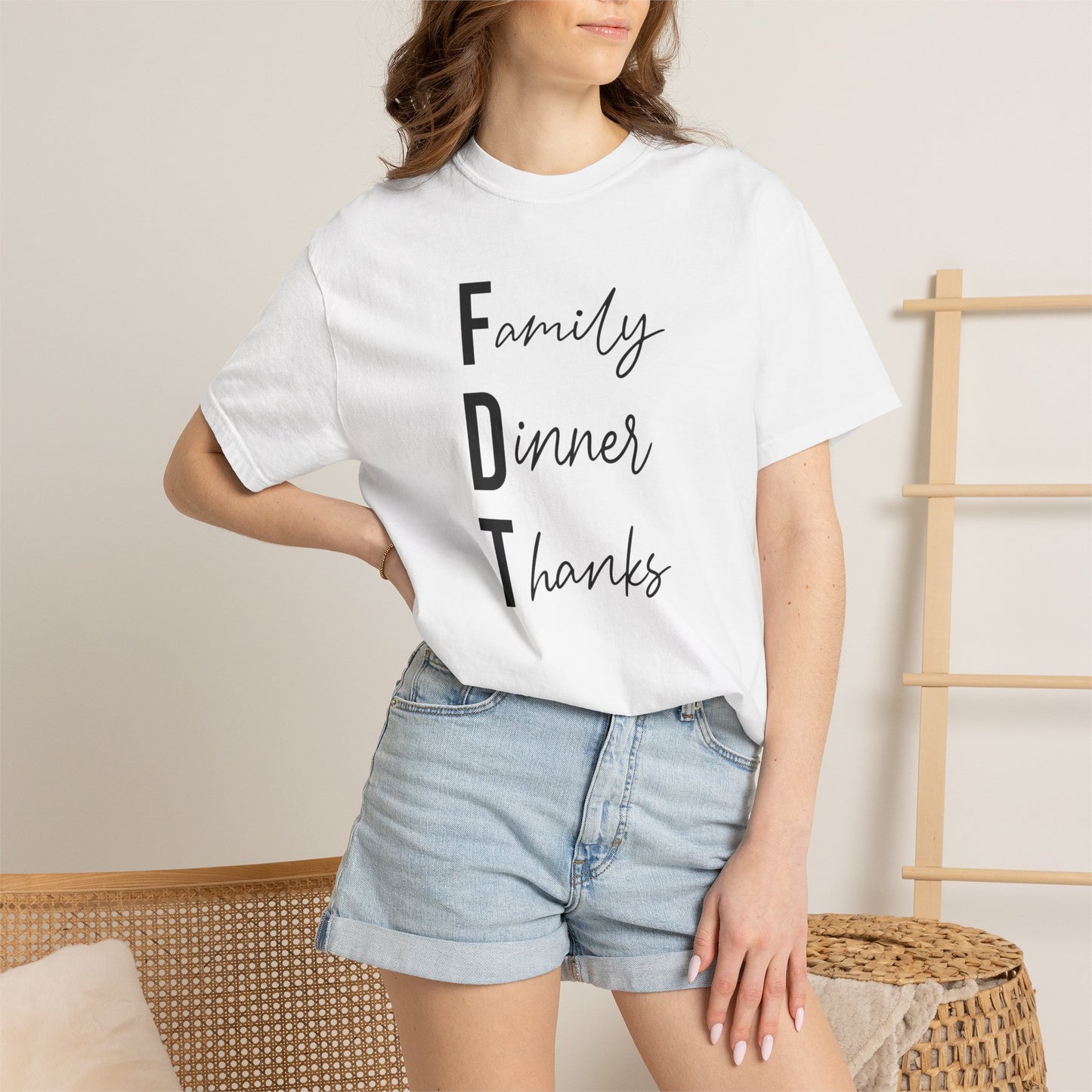Family Dinner Thanks T-Shirt fdt Thanksgiving Family Gathering Tee