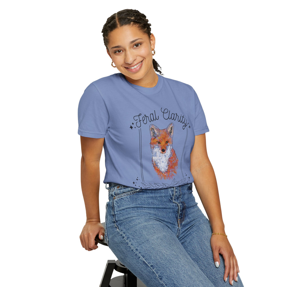 Feral Clarity Fox Graphic T-Shirt