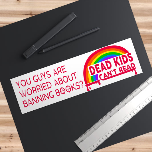 Bleeding Rainbow Bumper Sticker