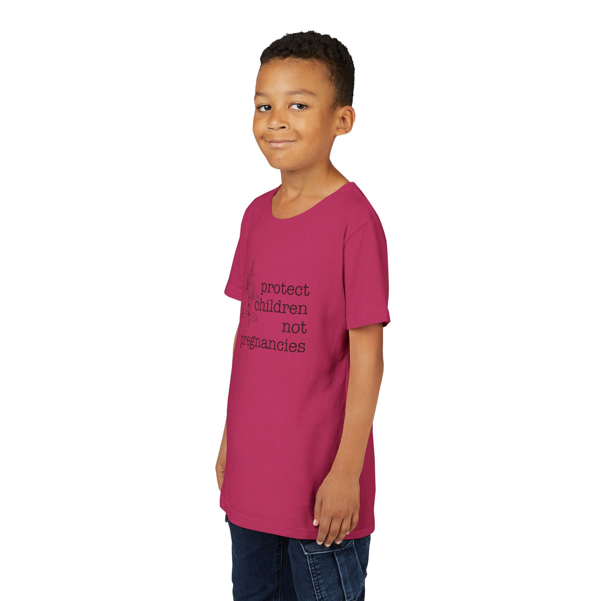 Protect Children Not Pregnancies Youth Short Sleeve Tee