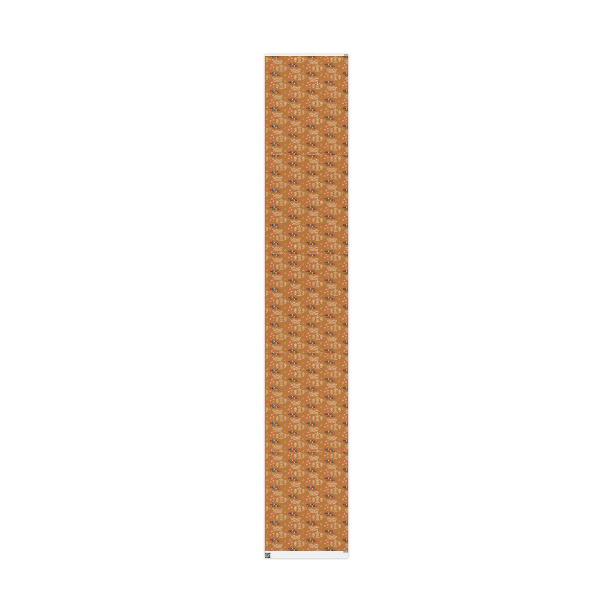 Slightly Subtle Gingerbread House FDT Pattern Wrapping Paper | Holiday Gift Wrap