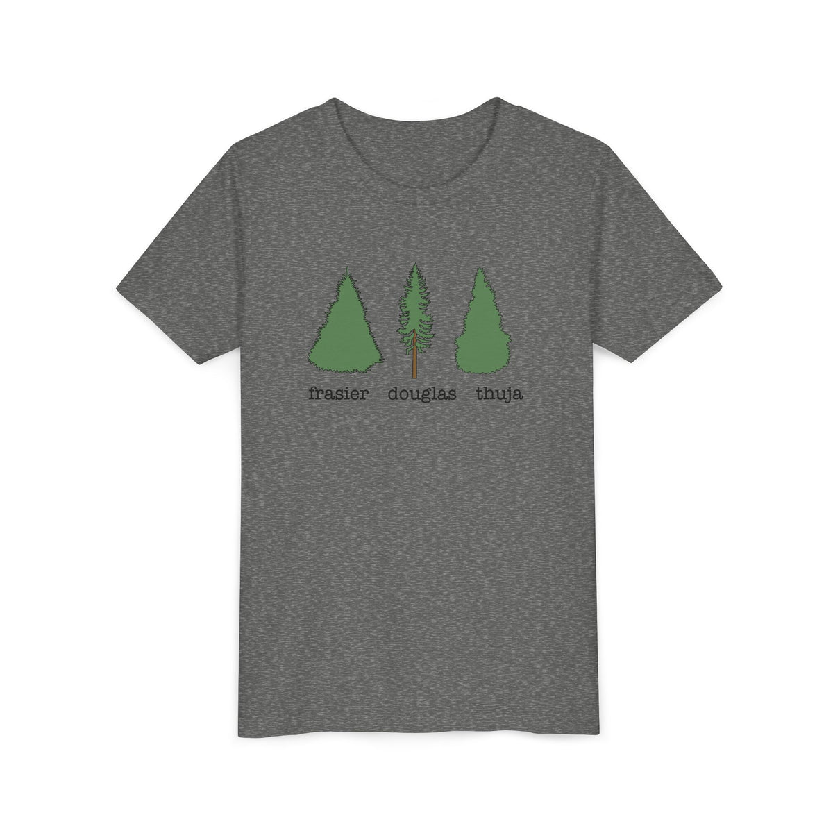 Youth Short Sleeve Tee – Fraser Douglas Thuja Tree Lover Shirt