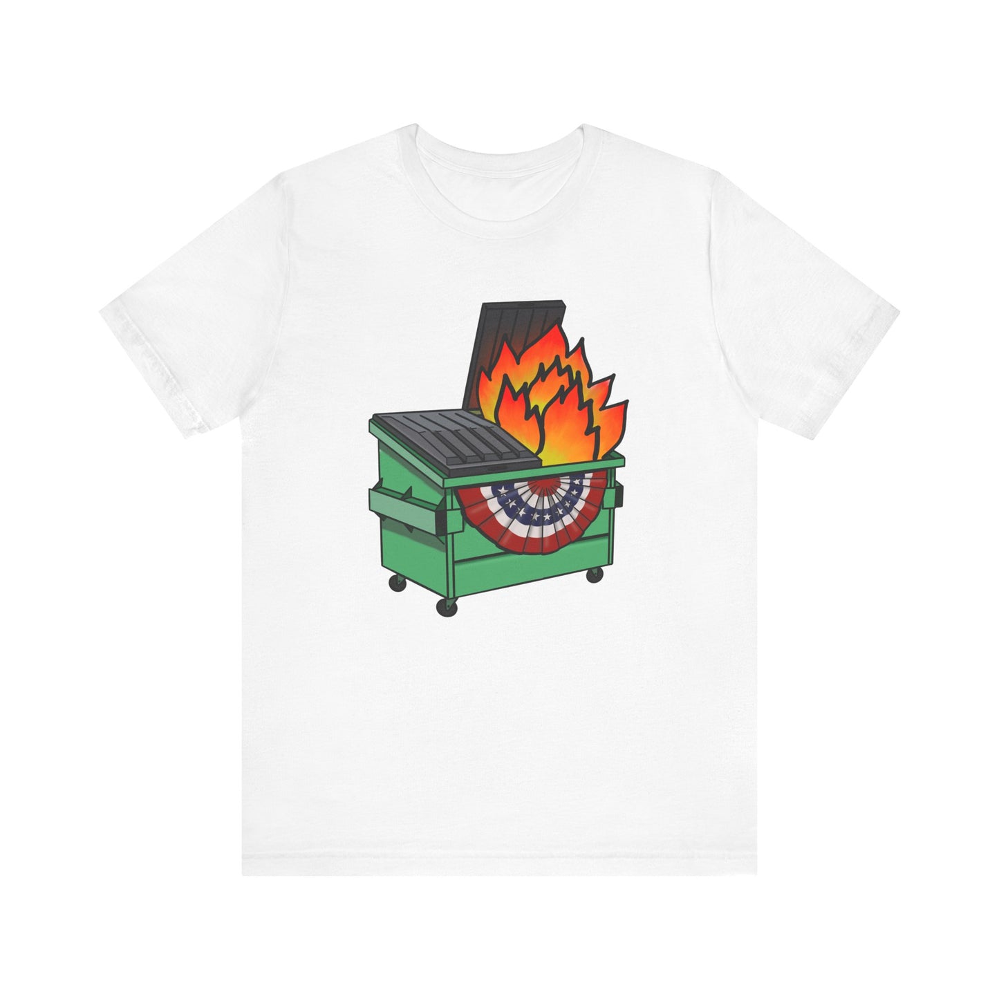 American Dumpster Fire Unisex Jersey Short Sleeve Tee