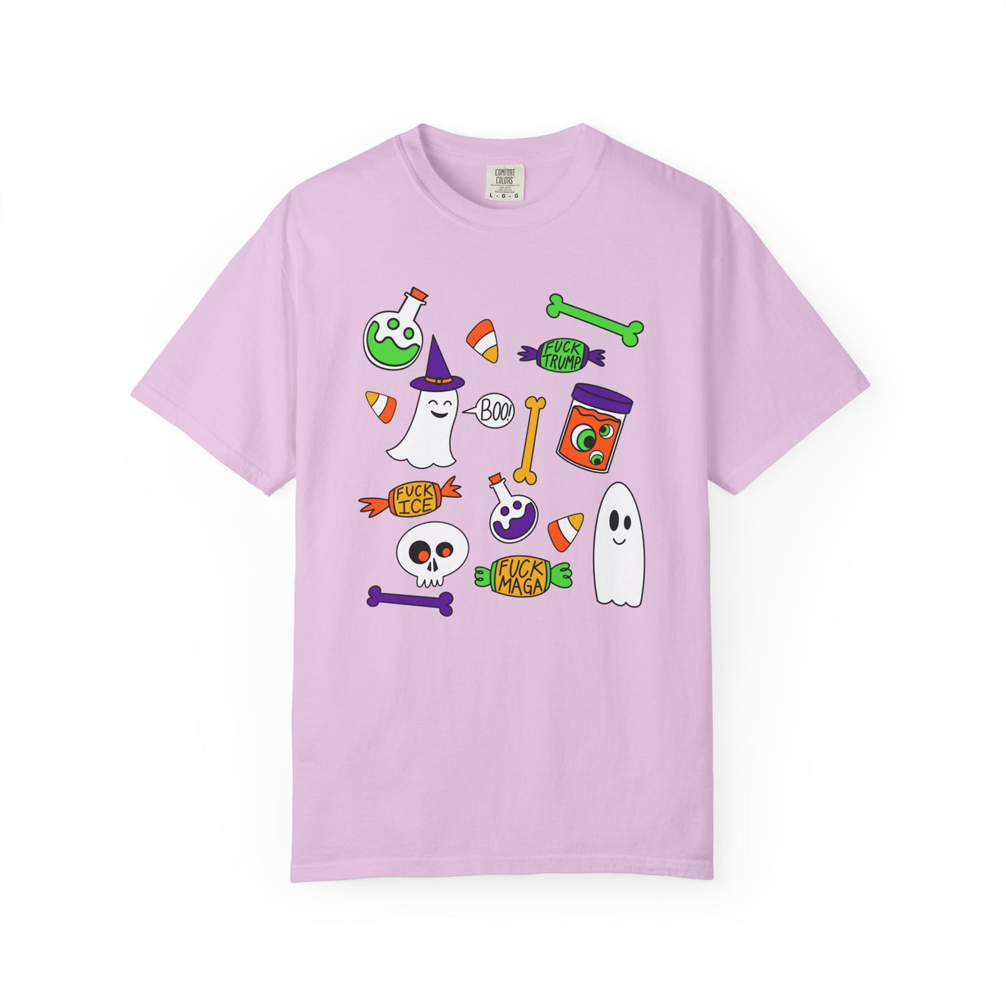 Halloween Candy Ghosts T-Shirt — Cute Spooky Trick-or-Treat Graphic Tee