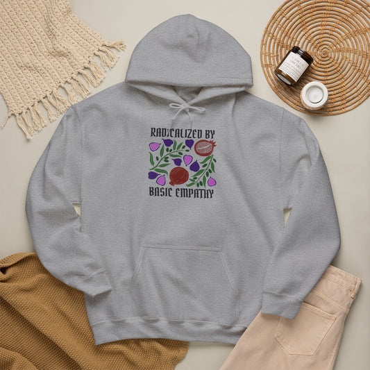 Radicalized by Basic Empathy Floral Hoodie