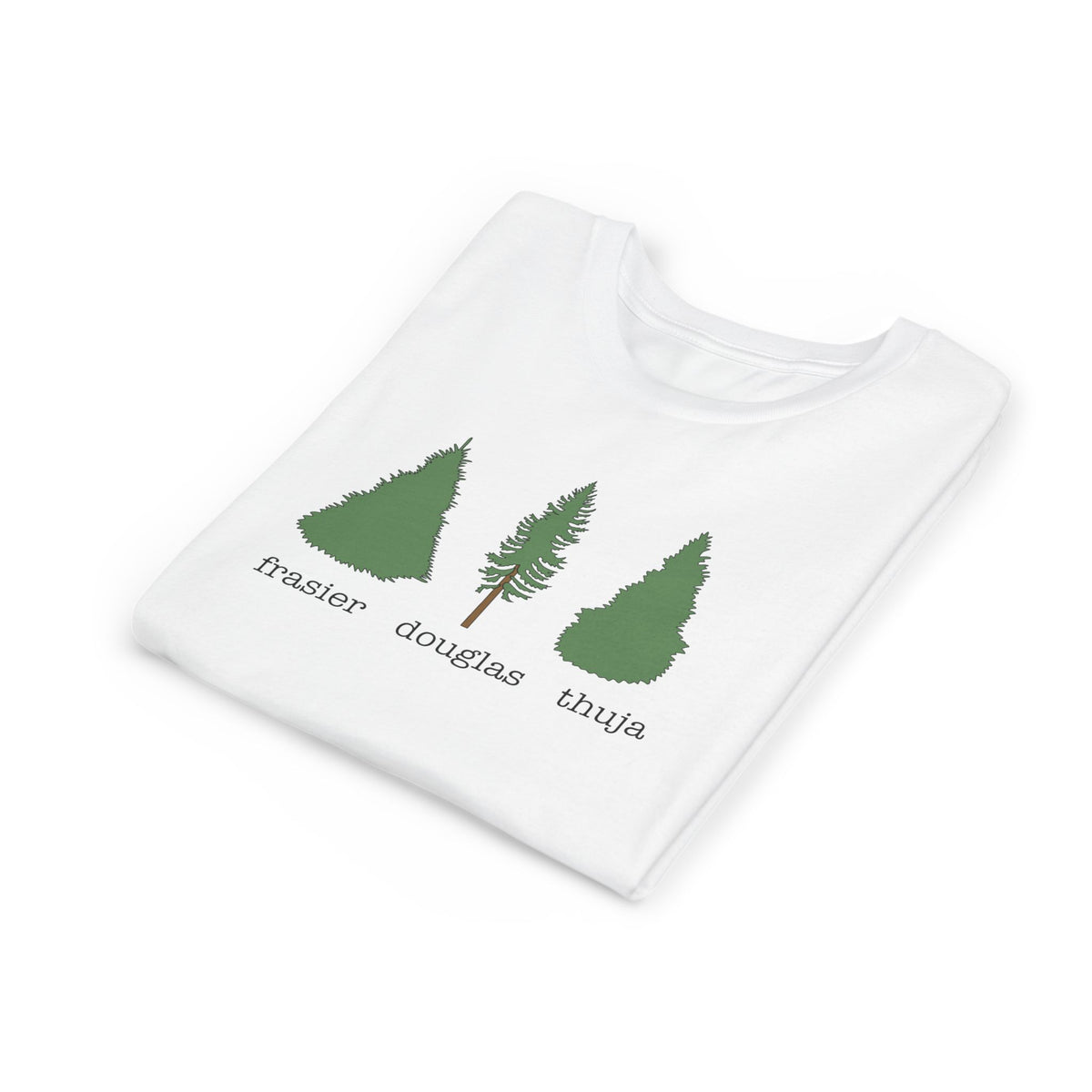 Youth Short Sleeve Tee – Fraser Douglas Thuja Tree Lover Shirt